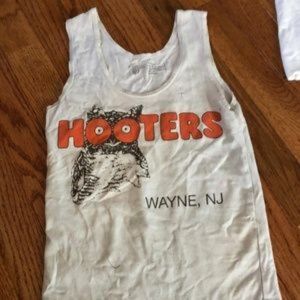 VINTAGE HOOTER GIRL UNIFORM TOP WHITE